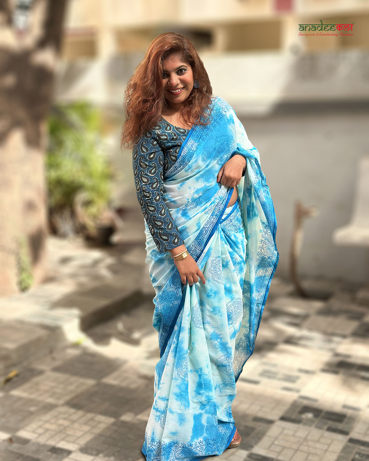 Dreamy Sky Saree