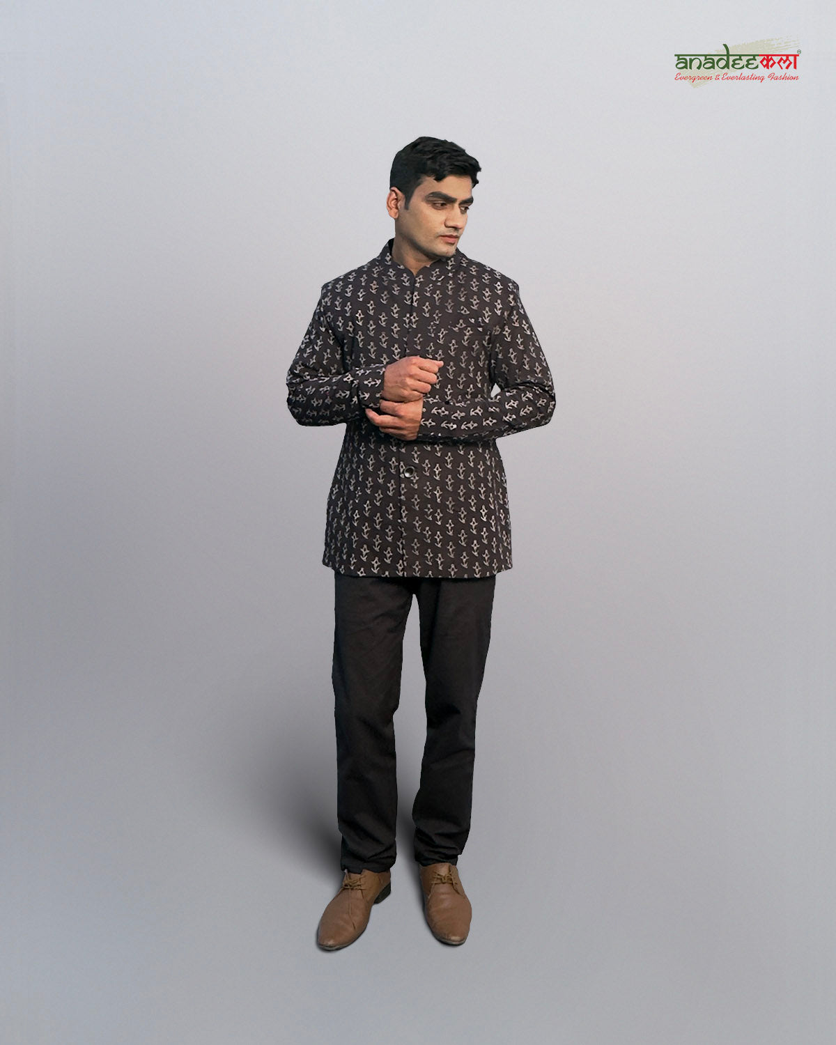 Rustic black blazer