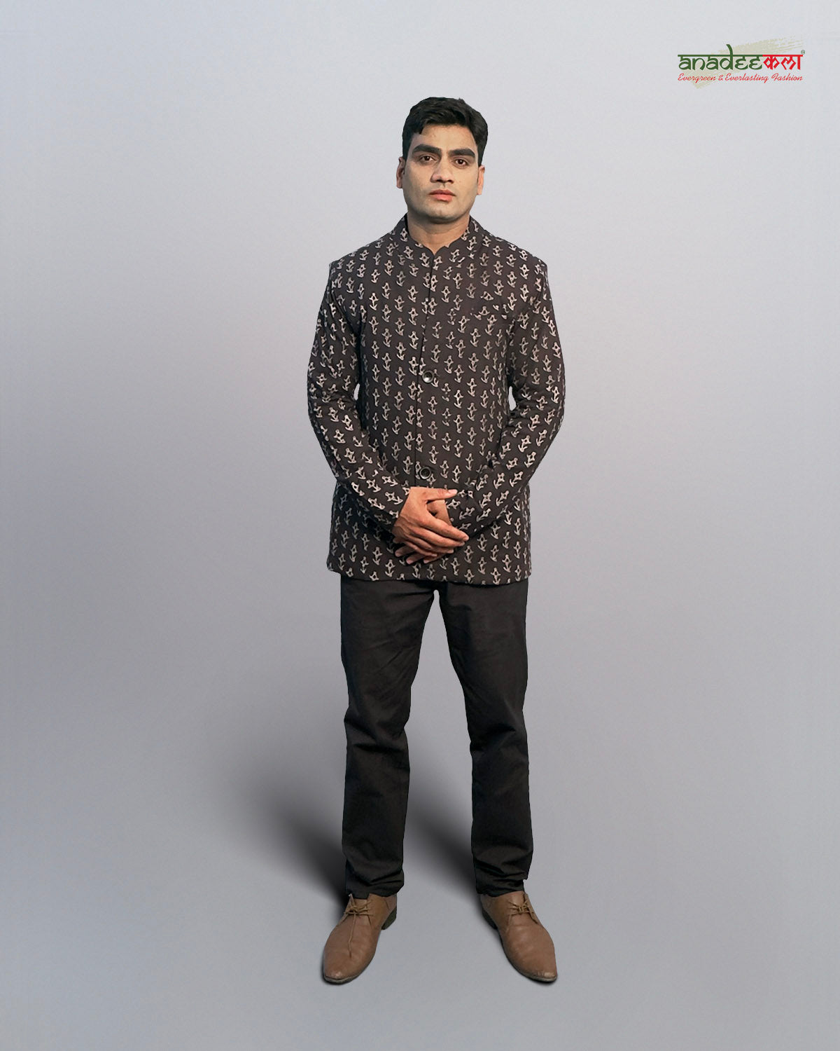Rustic black blazer