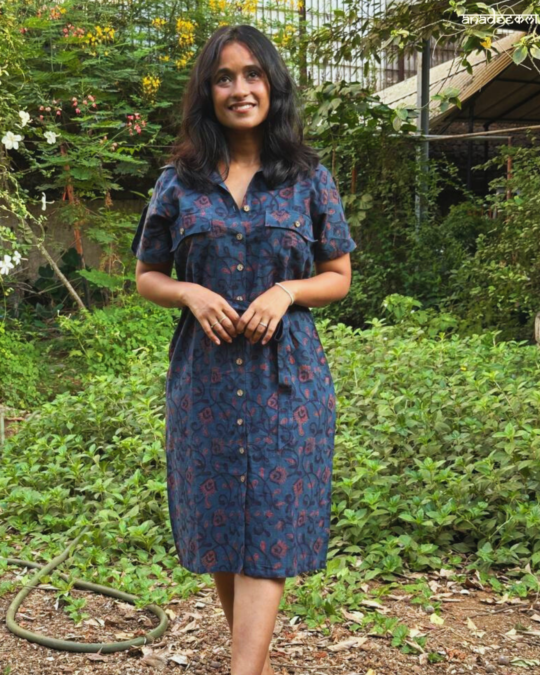 Celeste Indigo dress