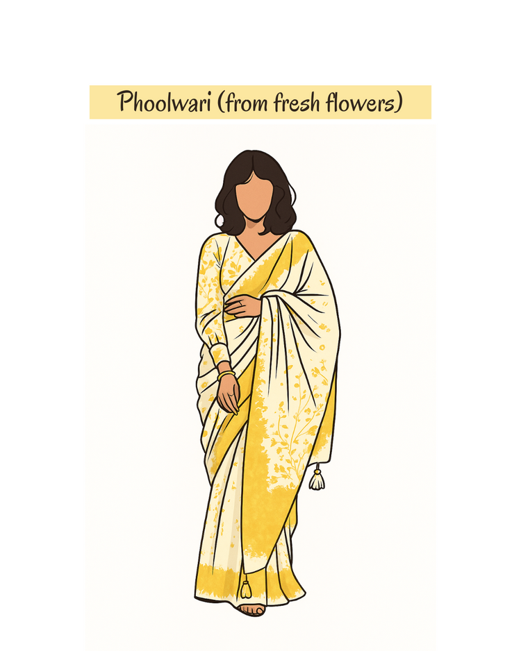 Phoolwari - Sarees from fresh flowers