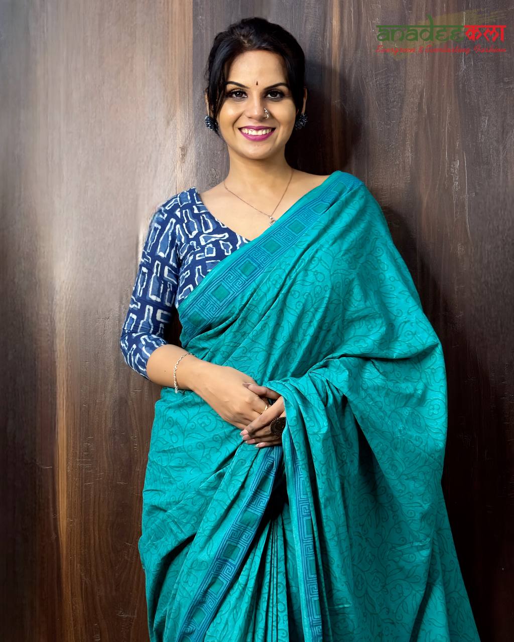 Ocean Mist Saree