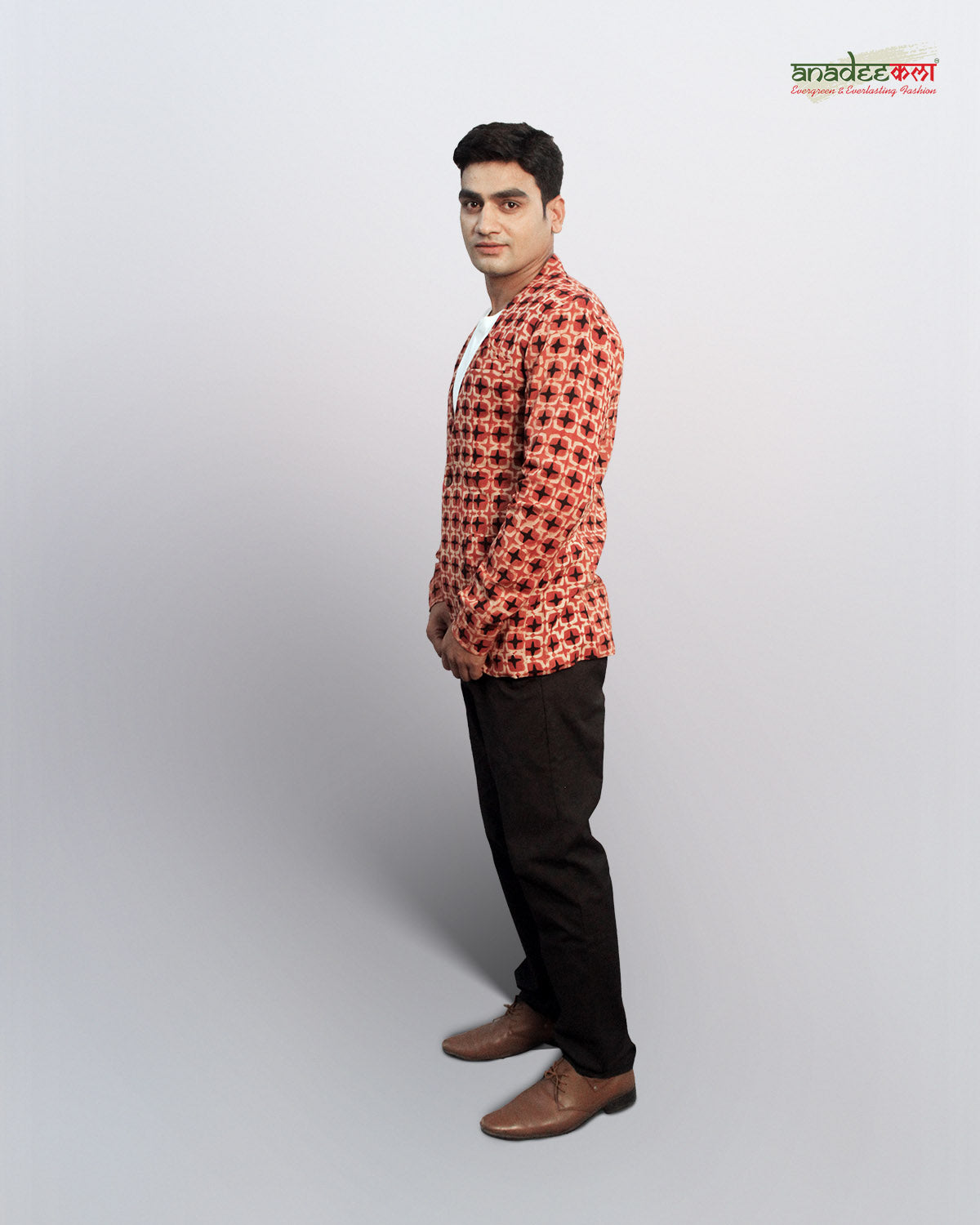 Brick red blazer