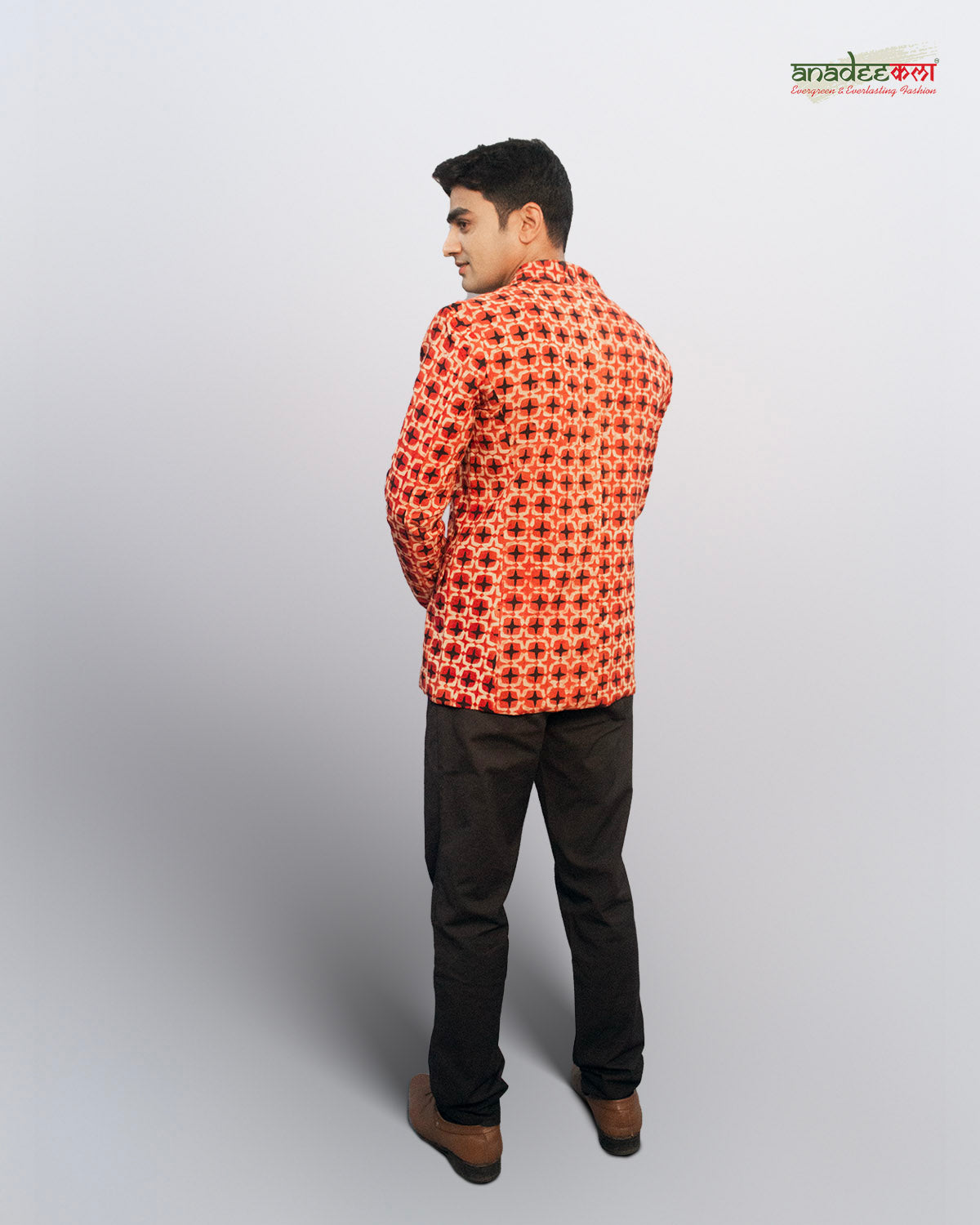 Brick red blazer
