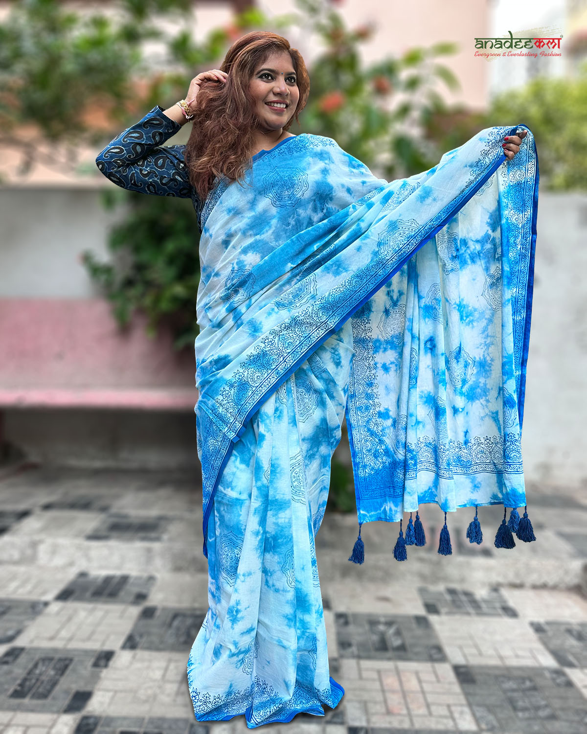 Dreamy Sky Saree