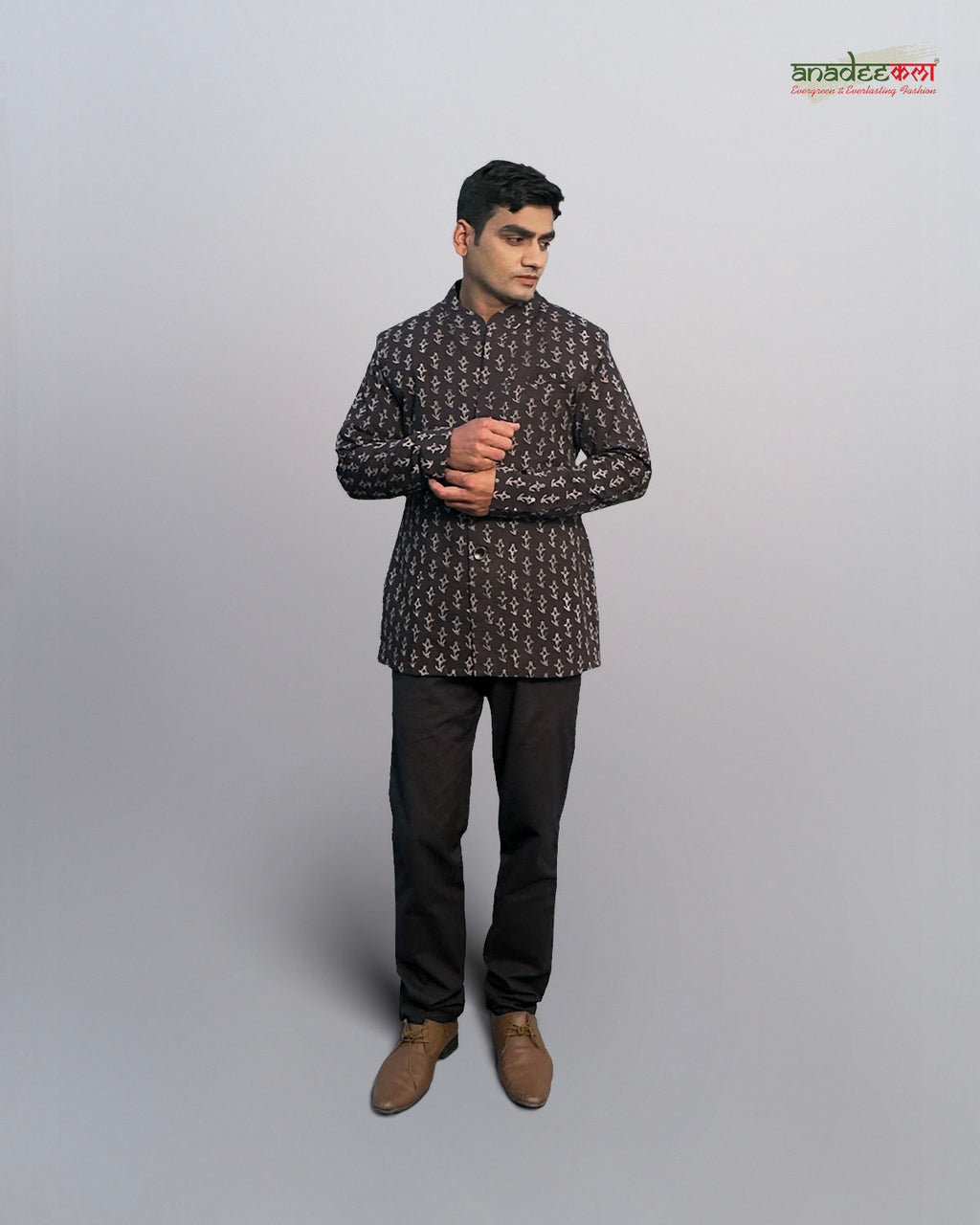 Rustic black blazer