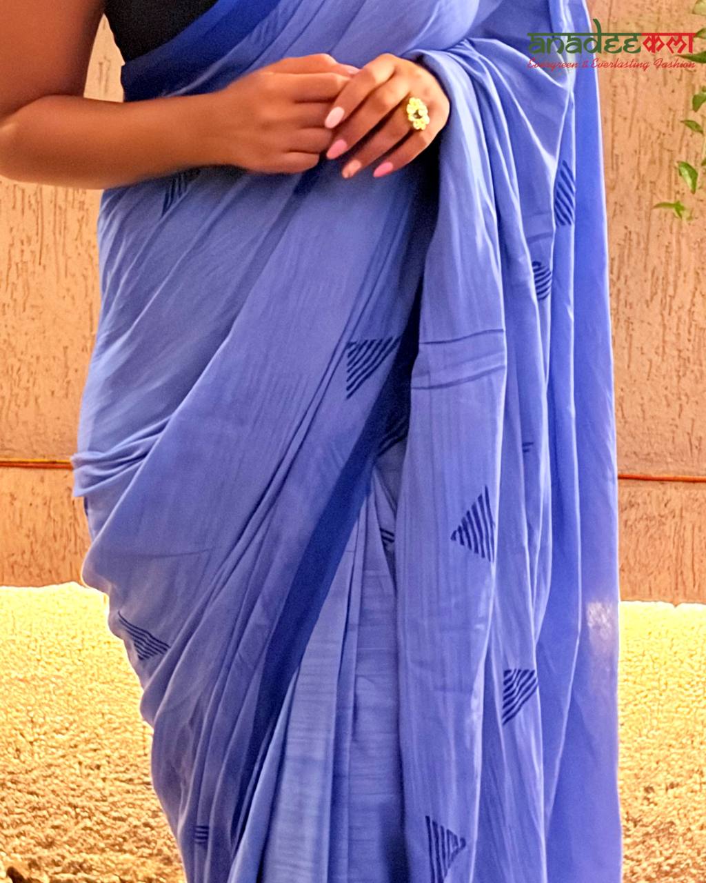 Elysian Sky Saree