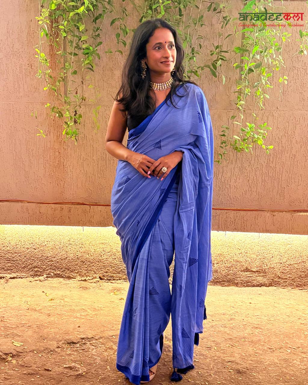 Elysian Sky Saree
