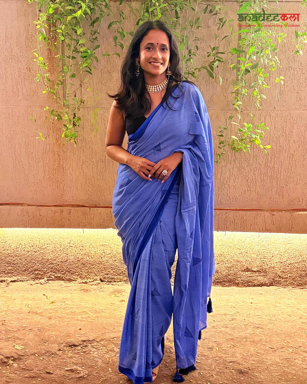 Elysian Sky Saree